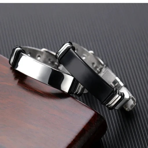 Engraved bracelets for men