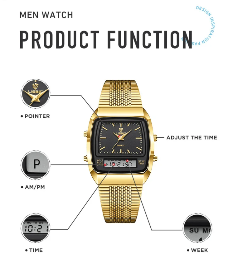 LIEBIG - The Luxurious Swiss Premium Watch for Men