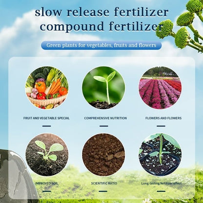 🔥2026 Hot Sale 50%OFF 🌞Home Gardening Universal Slow-Release Tablet Organic Fertilizer