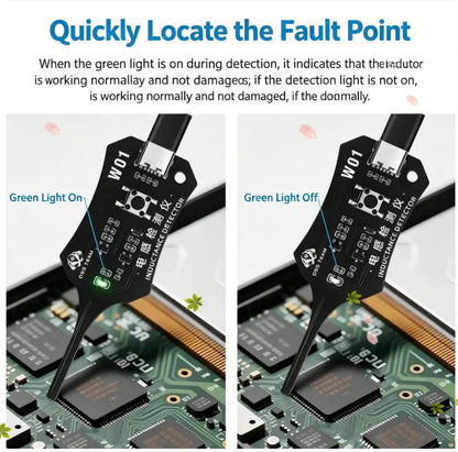 In-Circuit Electromagnetic Inductance Tester✨Detects hidden currents and circuits with up to 99% accuracy.🎌Imported and Made in Japan🎌