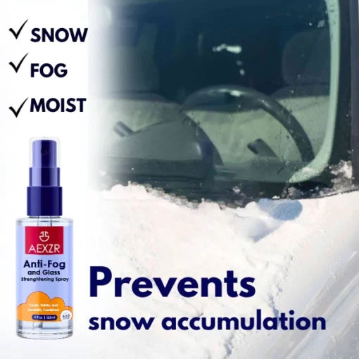 AEXZR™ anti-fog and glass hardening spray