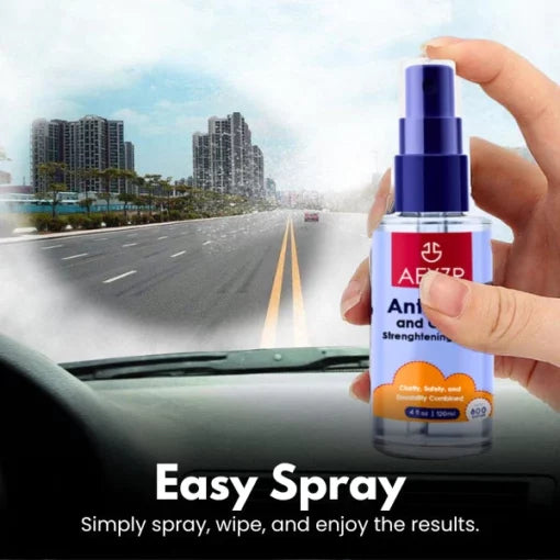 AEXZR™ anti-fog and glass hardening spray