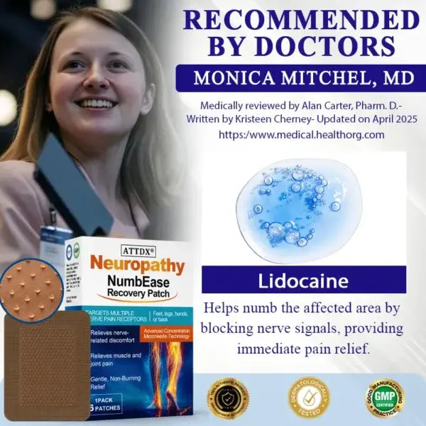 ATTDXATTDX® NumbEase Neuropathy Recovery Patch® NumbEase Neuropathy Recovery Patch