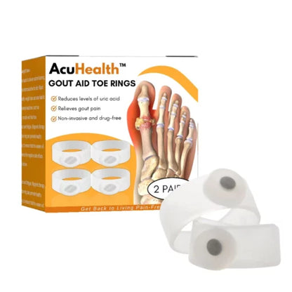 AcuHealth™ toe rings for gout relief