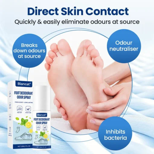Biancat® Foot Deodorant Odor Spray