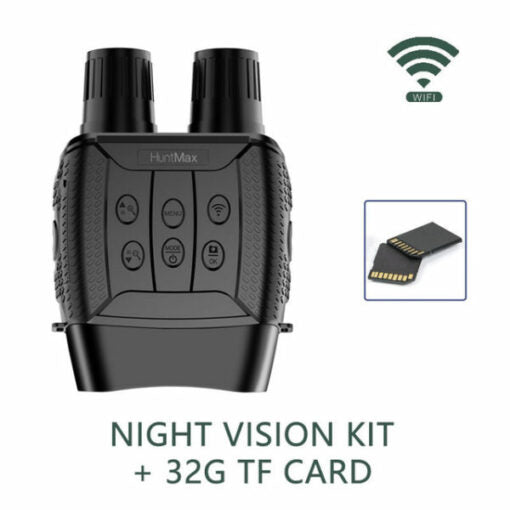 Digital IR night vision binoculars