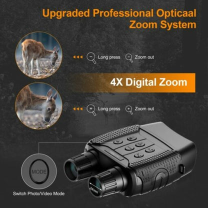 Digital IR night vision binoculars
