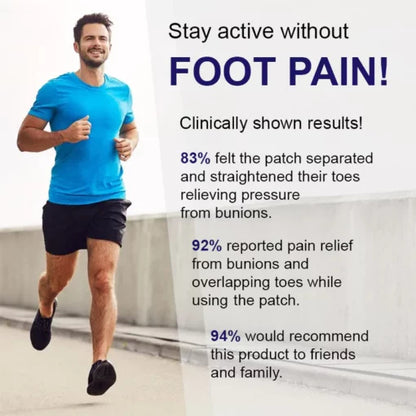 Strong joint patch against bunions