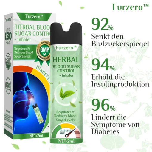 Furzero™ herbal inhaler for blood sugar control