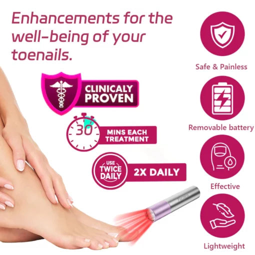 Furzero™ laser handheld therapy device for nail fungus treatment