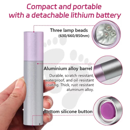 Furzero™ laser handheld therapy device for nail fungus treatment