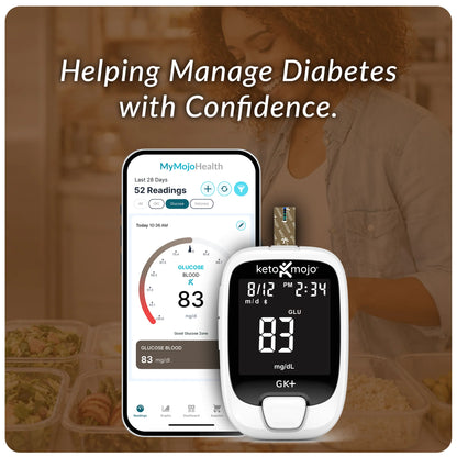 Essential Keto-Mojo Blood Glucose & Ketone Meter Kit