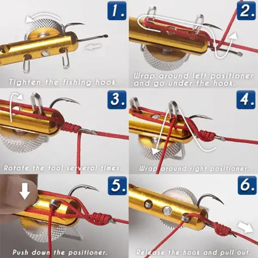 Speed fishing knot tool