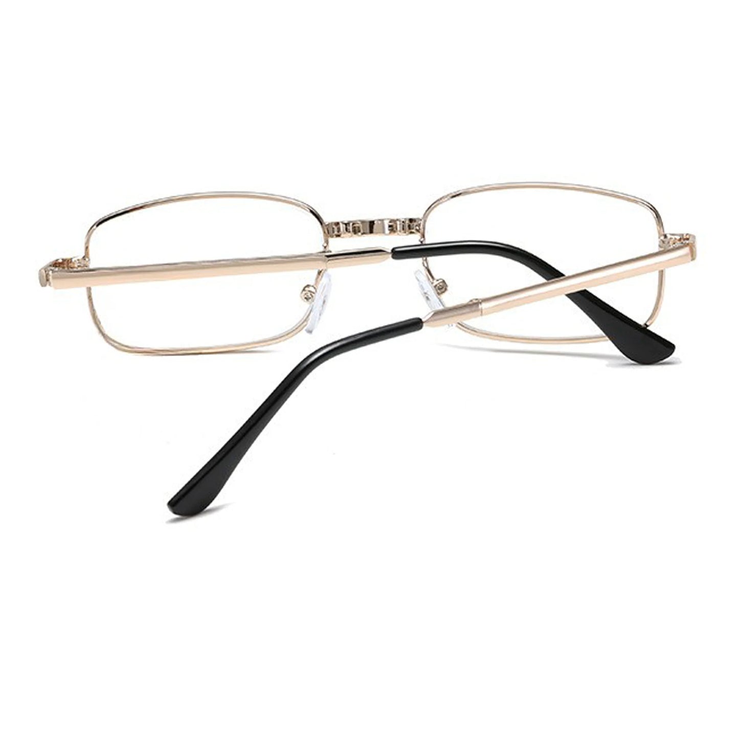 Metal Golden Foldable Adaptive One Power Reading Glasses (2MGFRG3)