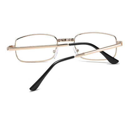Metal Golden Foldable Adaptive One Power Reading Glasses (2MGFRG3)