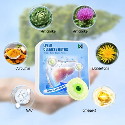 NXN® Intense Antioxidant Liver Cleanse Detox & Repair Burst Beads flaster