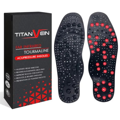 TourmaRelax™ TitanVein far infrared acupressure pads