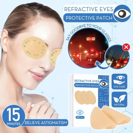 Protective patch for refractive eyes