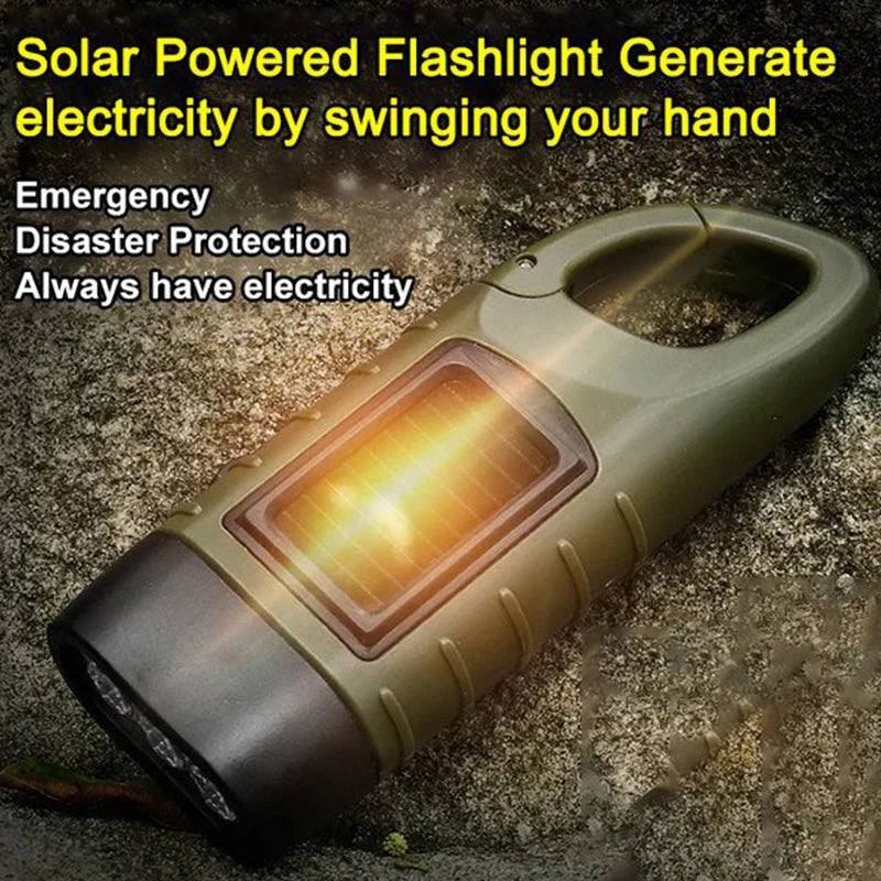 💯 50% off for a limited time - 🎁 Portable Outdoor Solar Flashlight 🔦