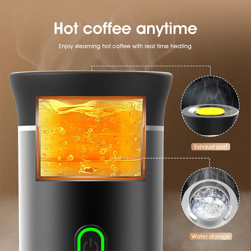 🎅50% Off Christmas Pre-Sale Rechargeable Portable Capsule Coffee Maker ❄️