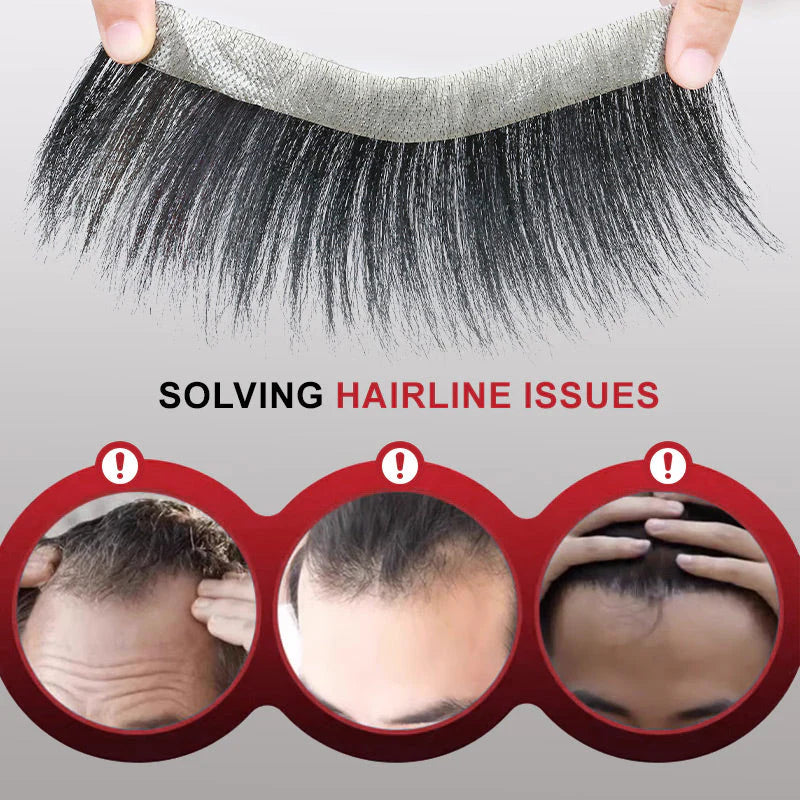Men's Forehead Bangs Wig Patch