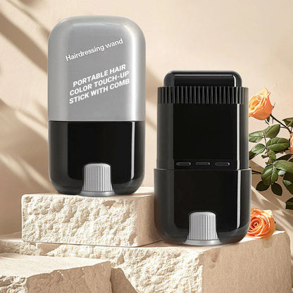 🔥Portable Hair Color Touch-Up Stick with Built-In Comb – Quick & Easy Coverage!