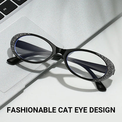 👓Limited Time 50% Off- Cat's Eye Reading Glasses with Blue Light Blocker
