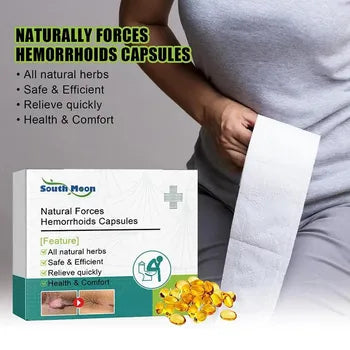 Hemorrhoid capsules made from natural herbs