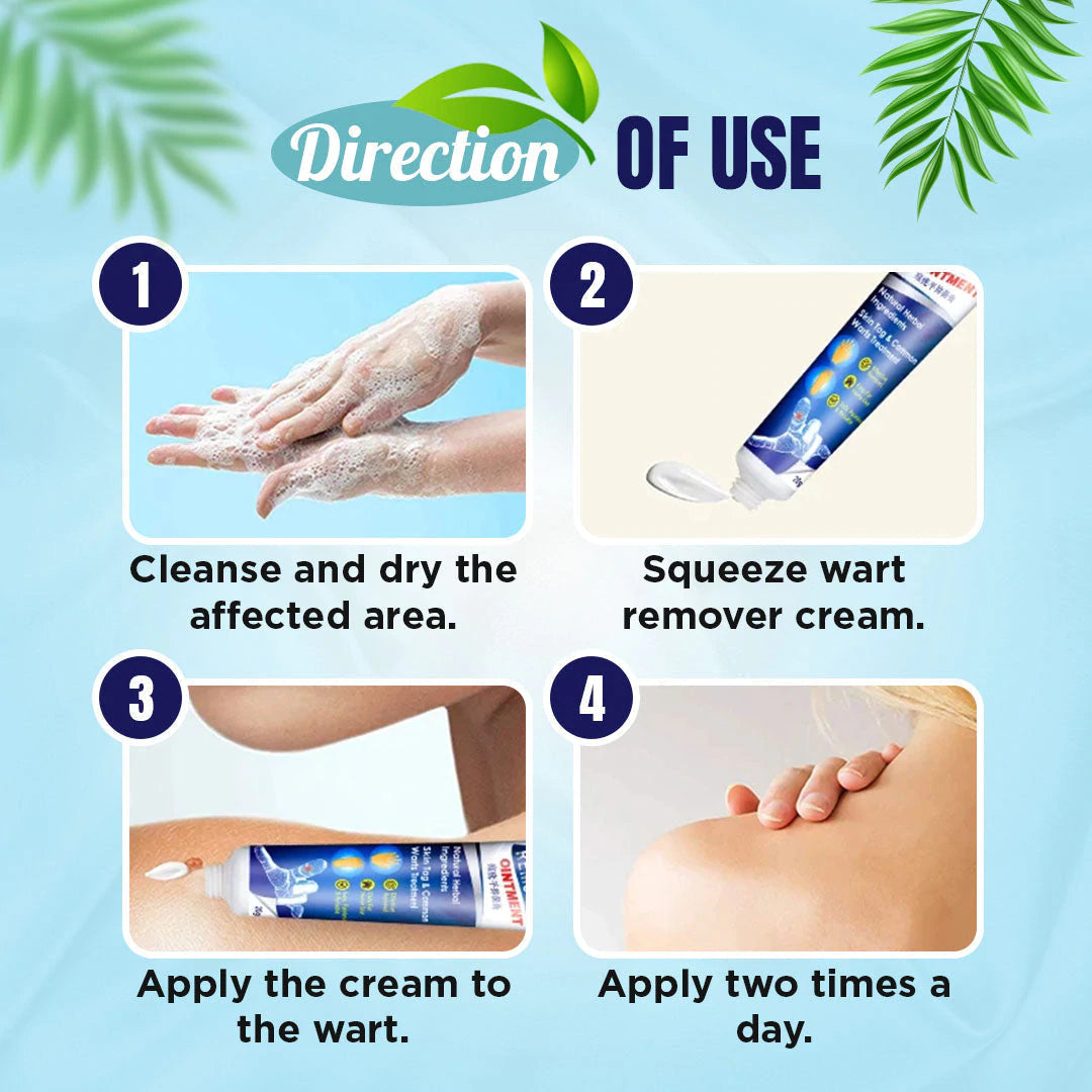 Herbal Wart Treatment Cream【3 Day Delivery&Cash on delivery】